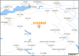 map of Viişoara