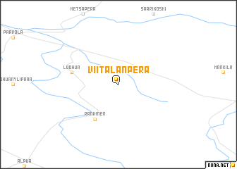 map of Viitalanperä