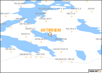 map of Viitaniemi