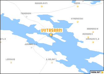 map of Viitasaari