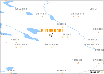 map of Viitasaari