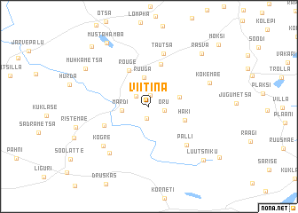 map of Viitina