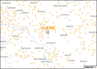 map of Vijenac