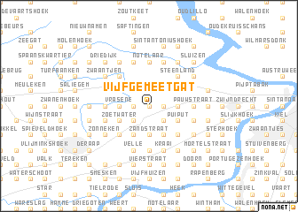 map of Vijf Gemeet Gat