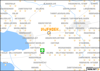 map of Vijfhoek