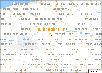 map of Vijve Kapelle