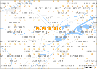 map of Vijverbroek