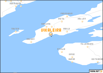 map of Vikaleira