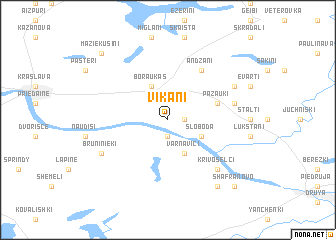 map of Vikani