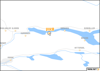 map of Vika