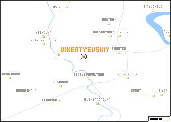 map of Vikent\