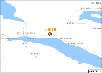 map of Viken
