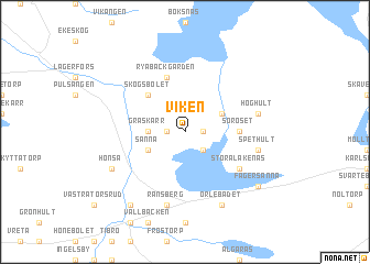 map of Viken