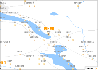 map of Viken