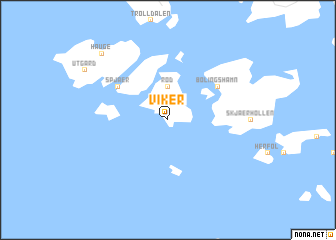 map of Viker