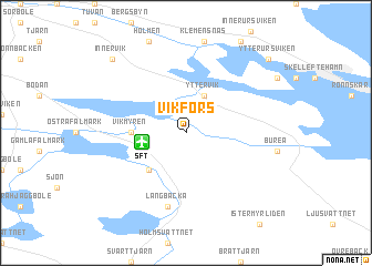 map of Vikfors