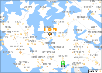map of Vikhem