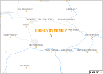 map of Vikhlyayevskiy