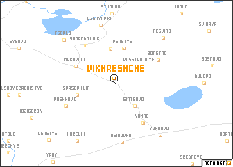map of Vikhreshche