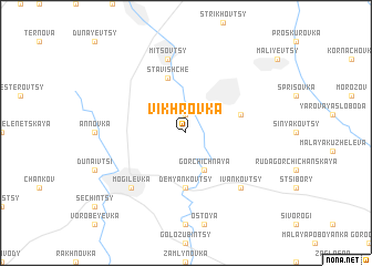 map of Vikhrovka