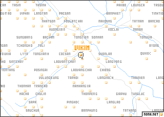 map of Vĩ Kim