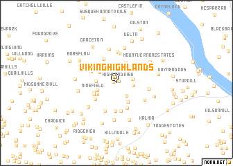 map of Viking Highlands