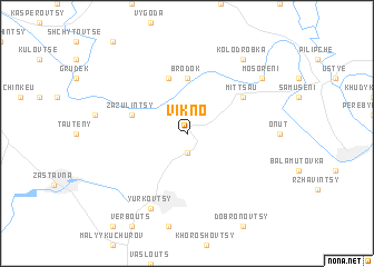 map of Vikno