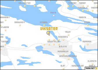 map of Viksäter