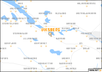 map of Viksberg