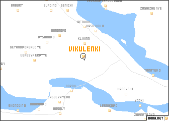 map of Vikulenki