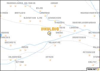 map of Vikulovo