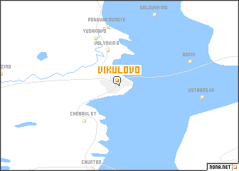 map of Vikulovo