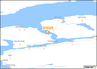 map of Vikum