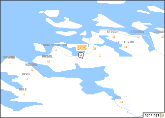 map of Vik