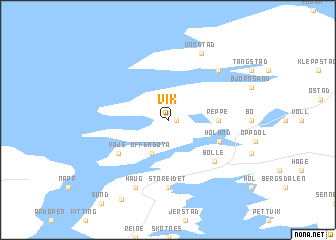 map of Vik