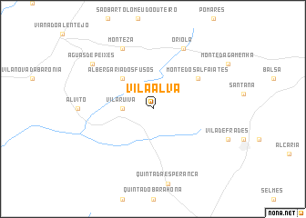 map of Vila Alva