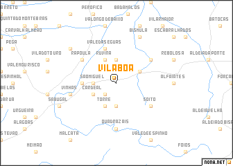 map of Vila Boa
