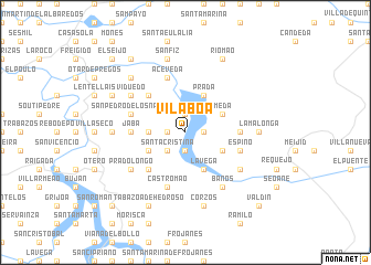 map of Vilaboa