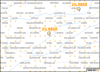 map of Vila Boa