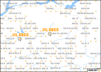 map of Vila Boa