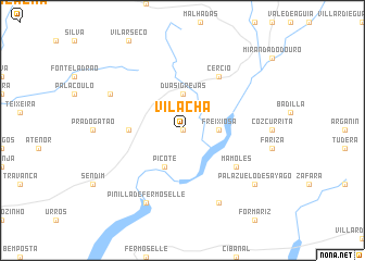 map of Vila Chã