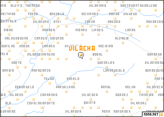 map of Vila Chã