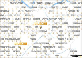 map of Vila Chã