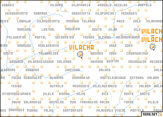 map of Vila Chã