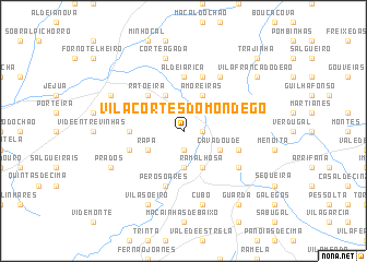 map of Vila Cortês do Mondego