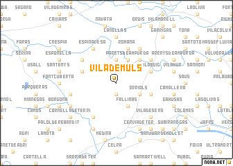 map of Vilademuls