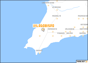 map of Vila do Bispo