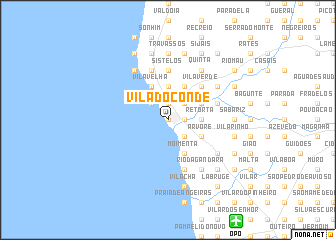 map of Vila do Conde