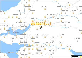 map of Viladonelle