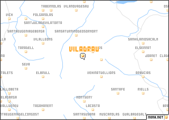 map of Viladrau